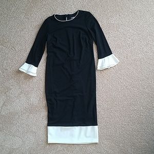 Black and cream Karl Lagerfield dress